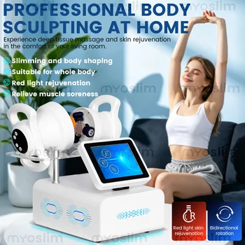 360° Rotation Body Contouring Roller Massager Red Light Skin Care Deep Tissue Massage Anti Cellulite Body Shaping Device