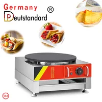 40cm Professional Commercial Electric Single Head Pan Cake Fruit Machine Crepe Maker Flying Cake Snack Crepe Making Equipment 1