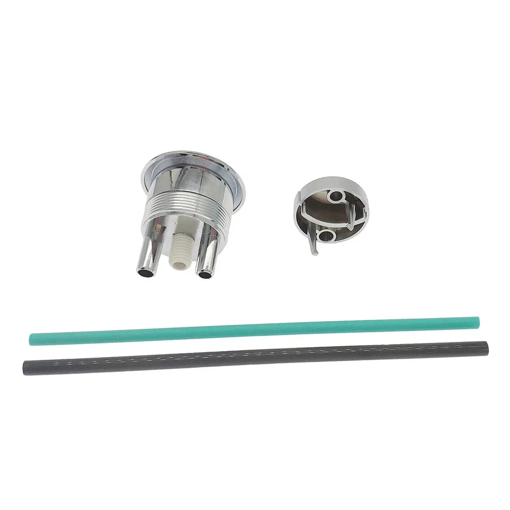 For Geberit Impuls 250 Dual Button Flush Valve Toilet Push Plastic Silver Parts Bathroom Accessories