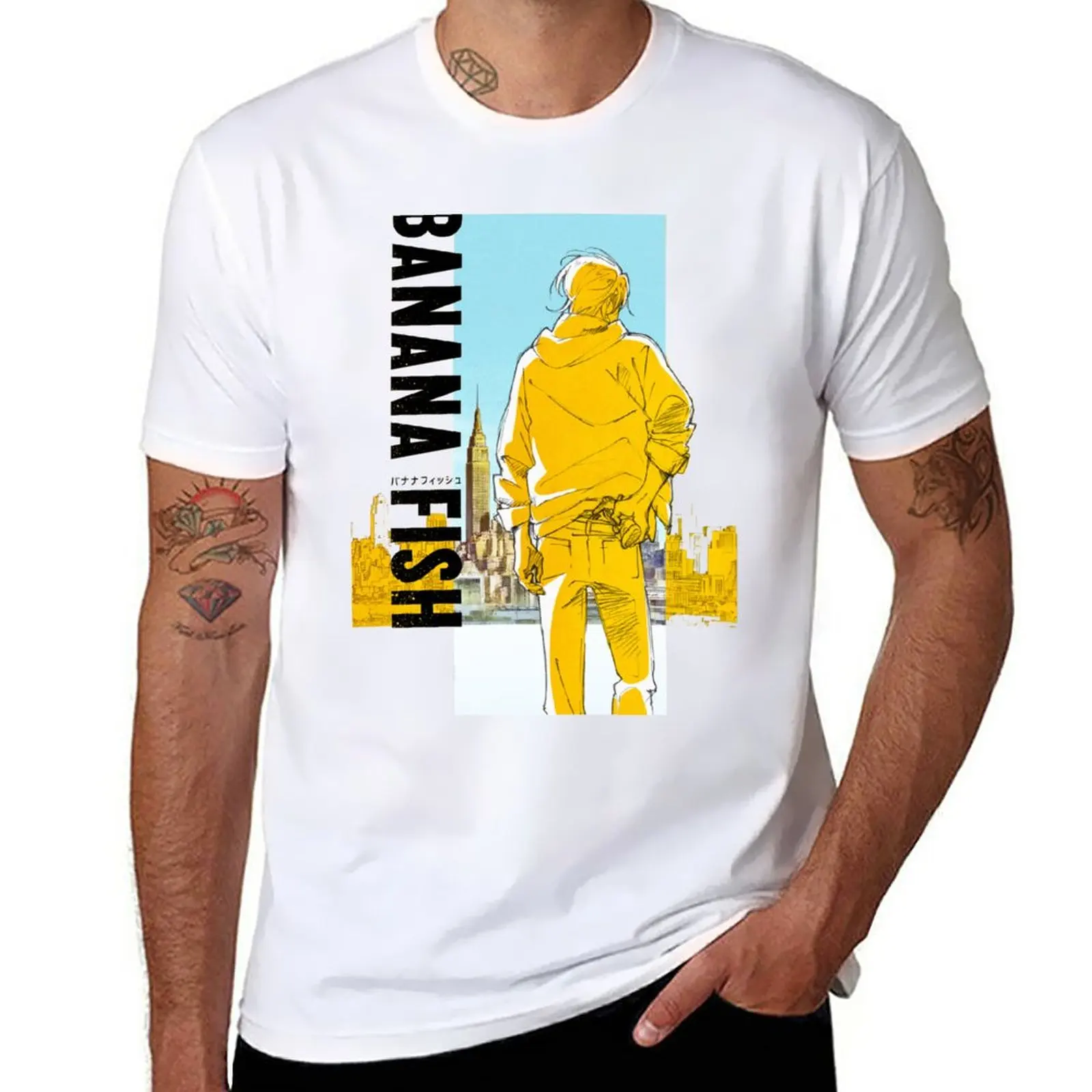 

banana fish T-Shirt sports fan t-shirts custom t shirts design your own vintage clothes heavy weight t shirts for men