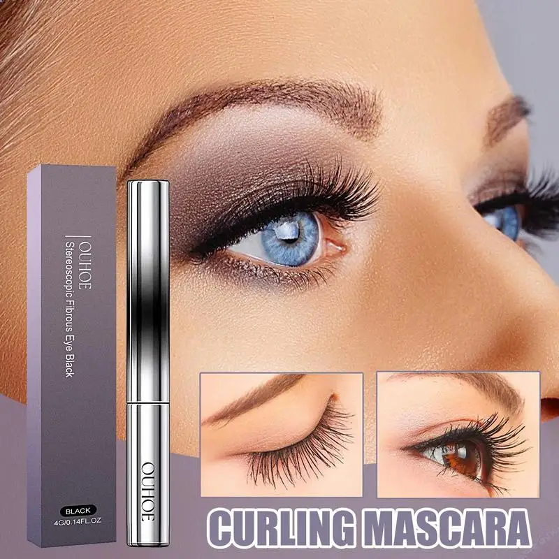 black Mascara Volume Waterproof Lash Extensions Makeup Professional mascara waterproof for Eye Cosmetic 4g