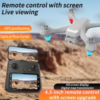 2025 AE9 GPS Drone RC 4K double caméra flux optique positionnement moteur sans brosse avec écran mode sans tête résistance RC Drone jouets 2