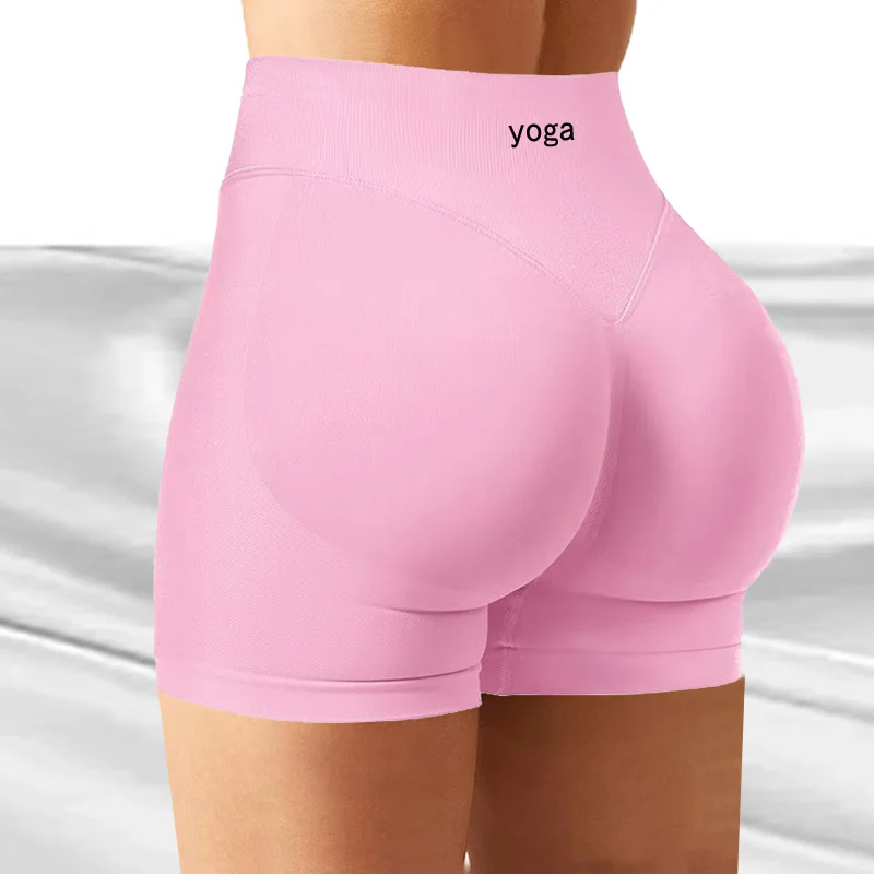 New Sale of High Quality Women's Yoga Pants Fitness Shorts Women's Fitness Exercise Low Rib Band Exercise Kneading Butt Lift