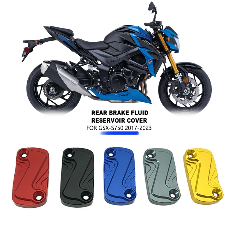 

Для Suzuki GSX-S750 GSXS750 GSXS 750 2017-2023 2020 2021 2022 мотоцикла CNC задний резервуар тормозной жидкости Защитная крышка