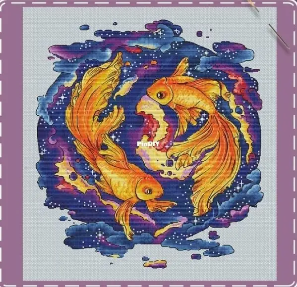 

Набор для вышивки 28-Pisces 41-45, Набор для вышивки крестиком