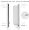 TONG Dog Cat Flap Door with 4 Way Security Lock Flap Door for Dog Cats Kitten ABS Plastic Small Pet Gate Door Kit Cat Dogs Flap 3