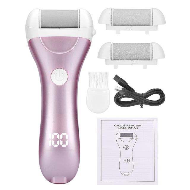 Electric Foot File Callus Remover Machine Pedicure Device Foot Care Tools Feet For Heels Remove Dead Skin display