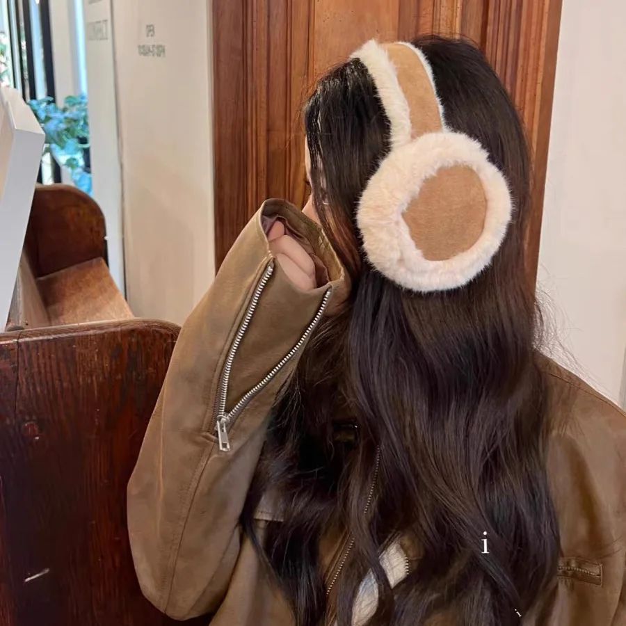 

Unisex Warm Earmuffs In Winter Soft Warm Earmuffs New Solid Color Ear Pads Outdoor Cold Protection Foldable Ear Warmth Products