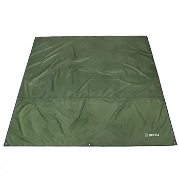 Waterproof Camping Tent Tarp Hammock Rain Fly Footprint Ground Cloth Shelter Sunshade Beach Picnic Blanket Mat for Outdoor 1