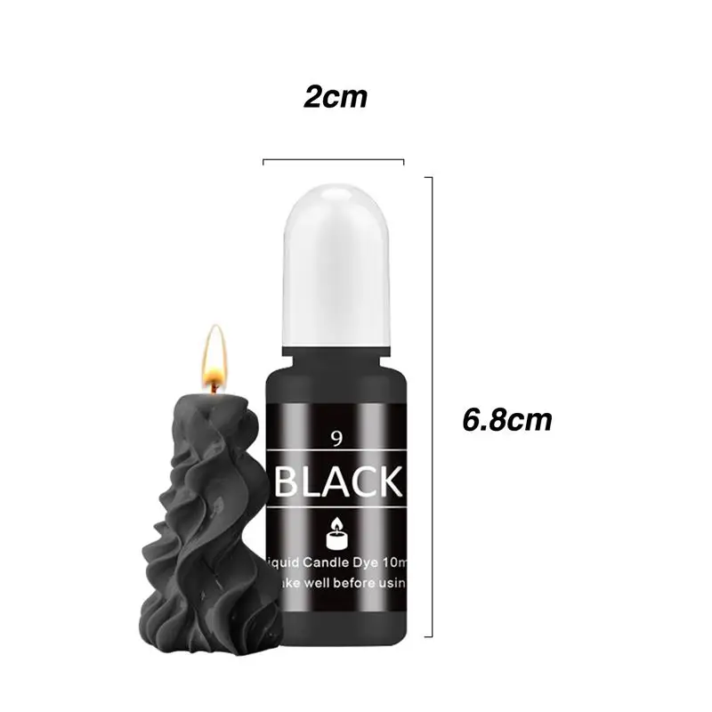 10ml Candle Wax Pigments DIY Candle Soap Coloring Handmade Crafts Resin Non-Toxic Soy Wax Pigment for Craft Making