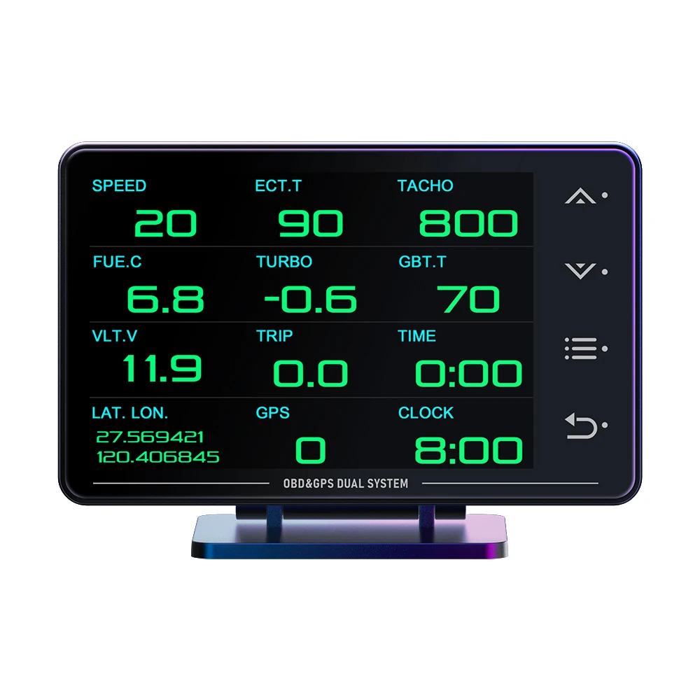 ֽ XS HUD OBD2 + GPS  ÷,   з  µ ͺ G  ̷ν LCD ÷