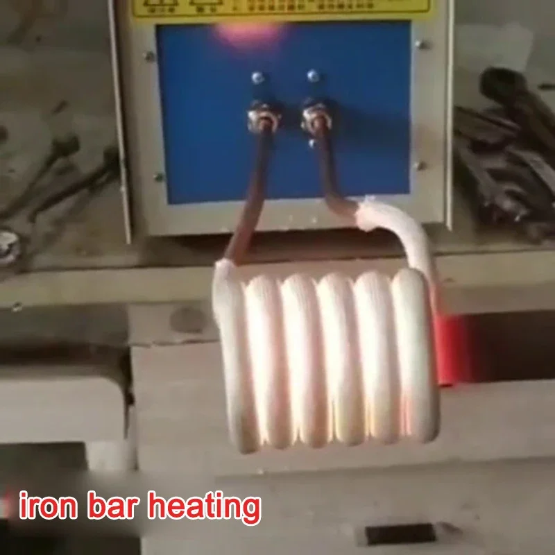 High frequency induction heating machine quenching forging turning knife welding melting gold, silver, copper and aluminum tin 6