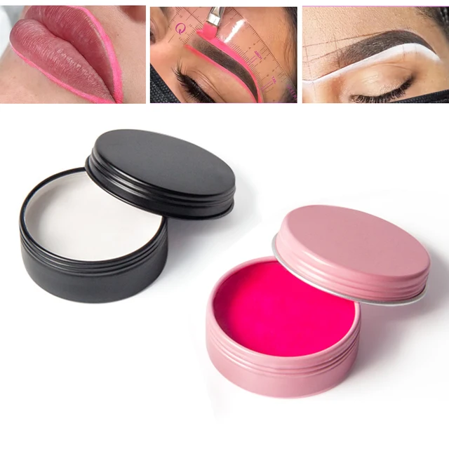 20g Pink/White Microblading Mapping Paste for Eyebrows Brows Contour Design Shape Mark Tool Lip Contouring Pastes 1