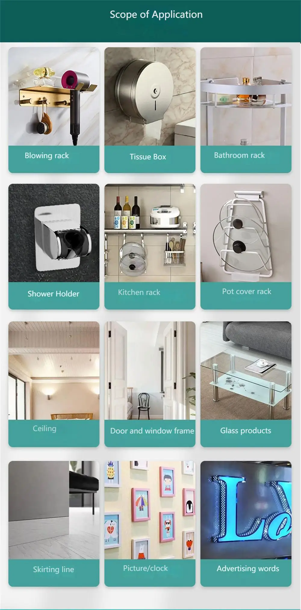 Description Picture 2 of itemAll-purpose Sealant Glue Quick Drying Ultra-Strong Fix Sealer Nail-free Adhesive Glass Tile Metal Ceramic Universal Bonding