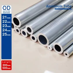 Enhanced Aluminum Alloy Tube - Large Outer Diameter, Various Lengths, Durable Round Pipe - OD 25 x ID 20mm
