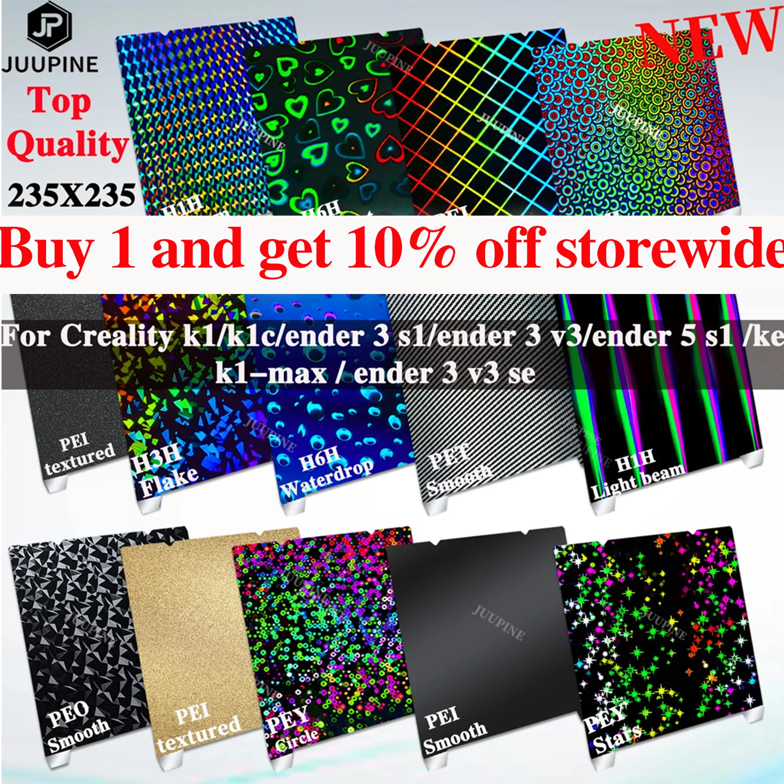 Creality K1 빌드 플레이트 K1C 침대 K1 MAX 침대 Ender 3 v3 ..
