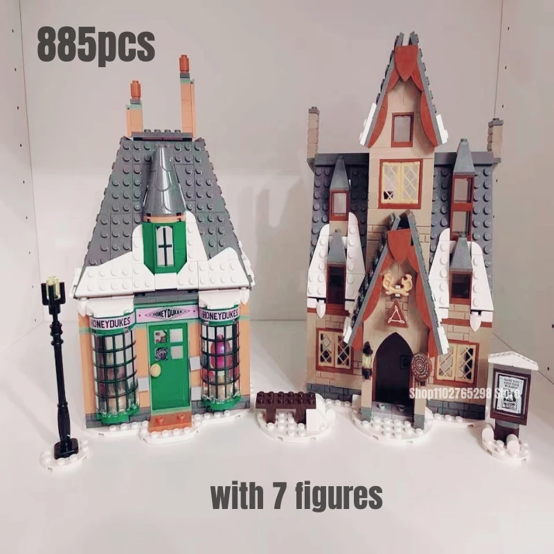 885 Pezzi Di Blocchi Di Costruzione Per Visite Al Villaggio Modello Adatto A 76388 Giocattoli Per Regalo Di Natale Per Bambini