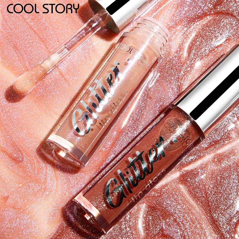 Radiant Shine Glitter Lip Gloss - Shimmering Pearl & Moisturizing Tint