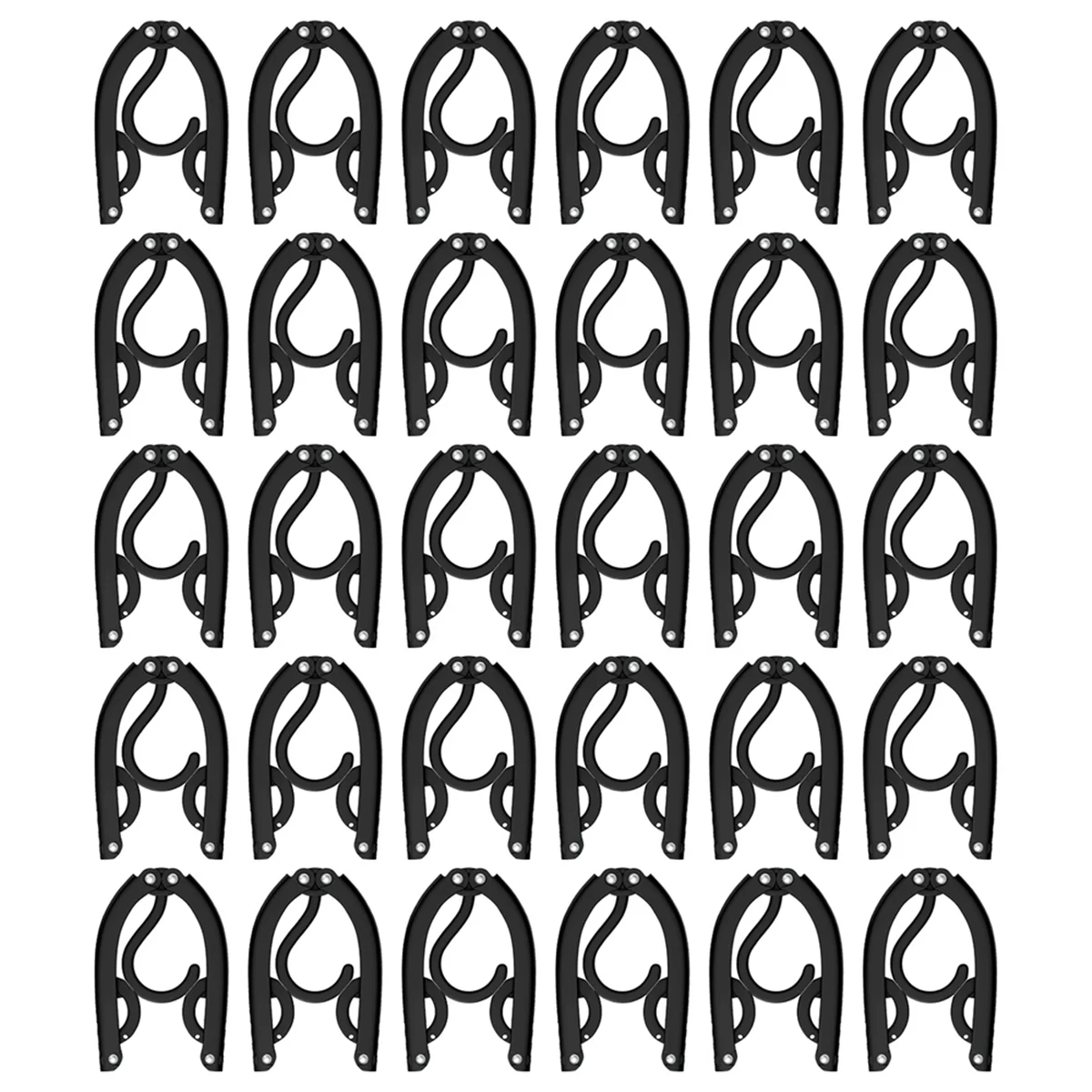 휴대용 접이식 여행용 행어 정리함, RV 크루즈 여행용 필수품, 30 개 액세서리 