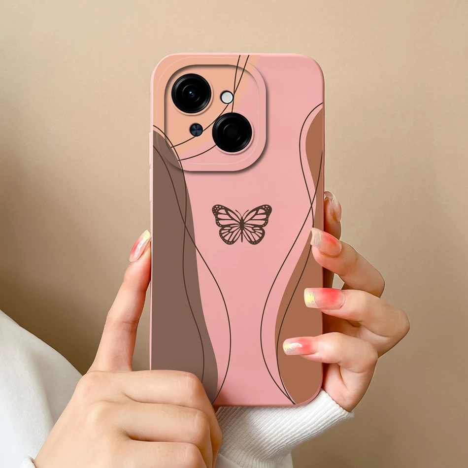 Tecno Fashion Phone Case - Soft Liquid Silicone Anti-Drop Housing