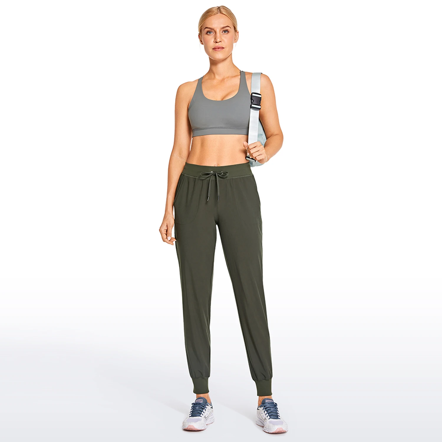 Women's Lightweight Joggers Pants With Pockets Drawstring Workout Running Pants With Elastic Waist casual pants