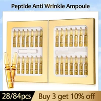 Polypeptide Anti-wrinkle Ampoules 100% Purity Pro Xylane Anti-Aging Face Serum Collagen Hyaluronic Acid Firming Essence 28/84pcs 1