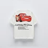 9m-7y Children Clothing Cartoon Car T-shirt Tops Crewneck Summer Loose Fashion Short Sleeve Tees Kids Clothes Boy's Tshirts NEW 6