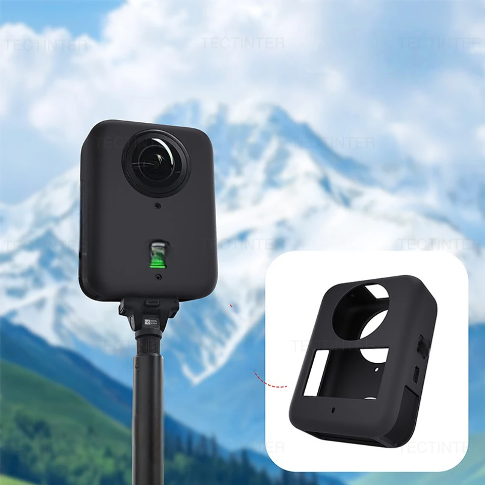 DJI Osmo 360 Silicone Protective Case - Anti-Scratch, Anti-Fall Full Sleeve Cover