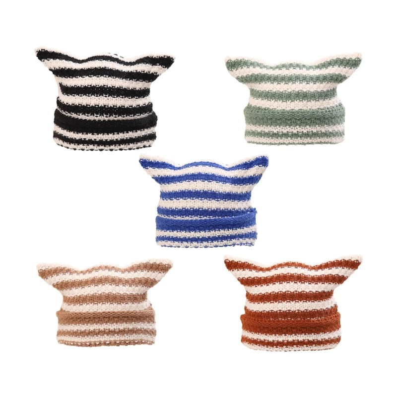 

Crochet Knitted Soft Bonnet Cap Winter Warm Hat for Baby Boy Girl Trendy Hats