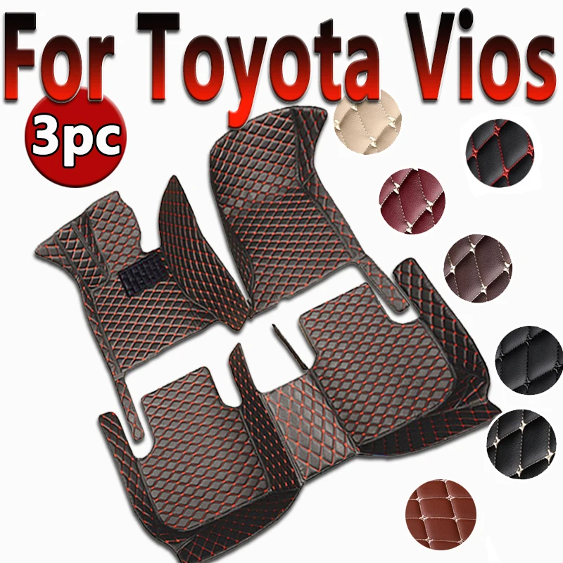 

Автомобильные коврики для Toyota Vios Belta Yaris Sedan Limo XP90 2008 ~ 2012, автомобильные коврики, кожаные коврики, водонепроницаемые напольные коврики, автомобильные аксессуары