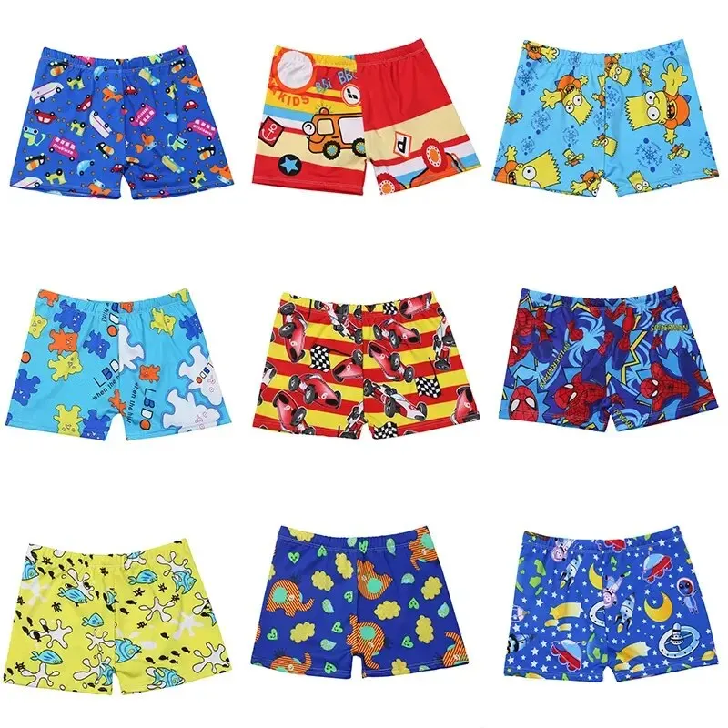 Swim Shorts Children Boys And Girls Flat Angle Cute Cartoon For Beach Swimming