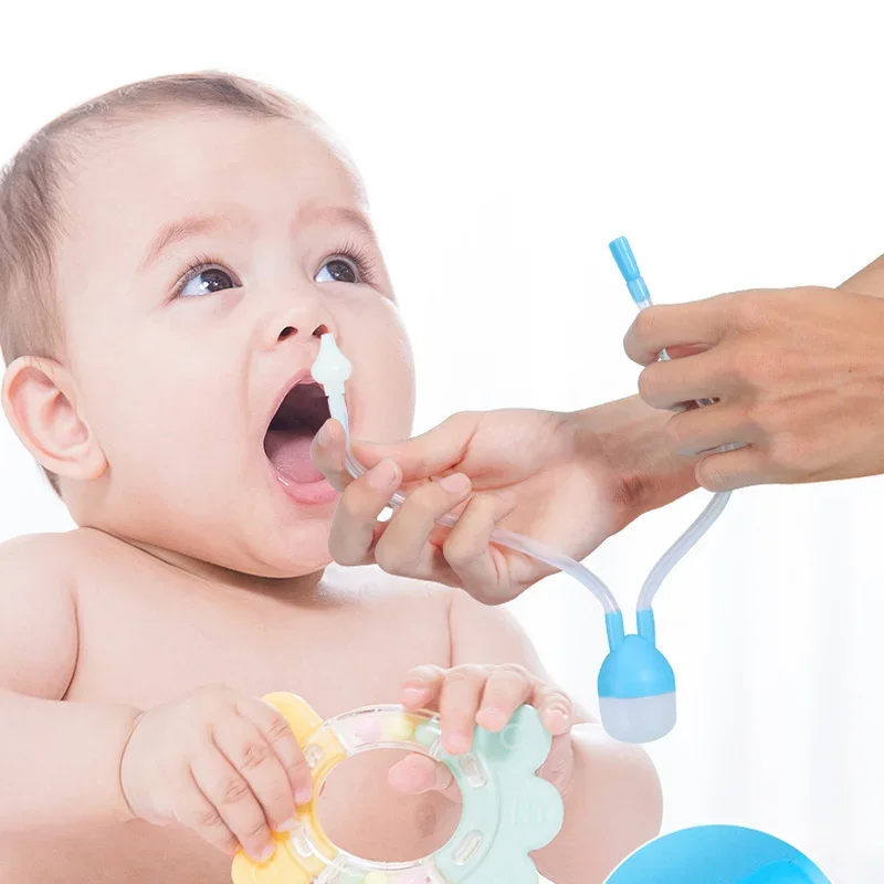 Mouth Suction Nasal Aspirator for Baby Infant Cleaning Nose Inhaler Nasal Mucus Clean Pipe Anti-reflux Aspirator nasal aspirator