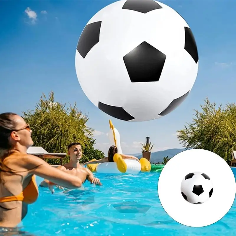 대규모 PVC 플레이 볼 53인치 직경 수중 게임 뒷마당 재미와 스트레스 해소 활동에 이상적 해변 축구 A2UB