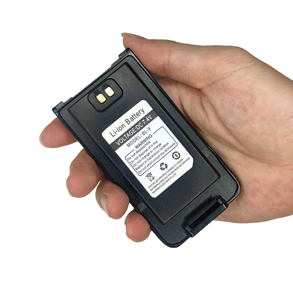 Baofeng Walkie Talkie UV-9RPlus Battery Type-C Enlarge Rechargable Battery With Type-C Charging For UV 9R Pro V1 UV9R PLUS Radio
