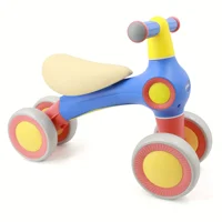 Vélo d'équilibre pour bébé de 1 an, garçons et filles, vélo pour tout-petits de 12 à 36 mois, siège réglable, vélo sans pédales pour bébé à 4 roues 2