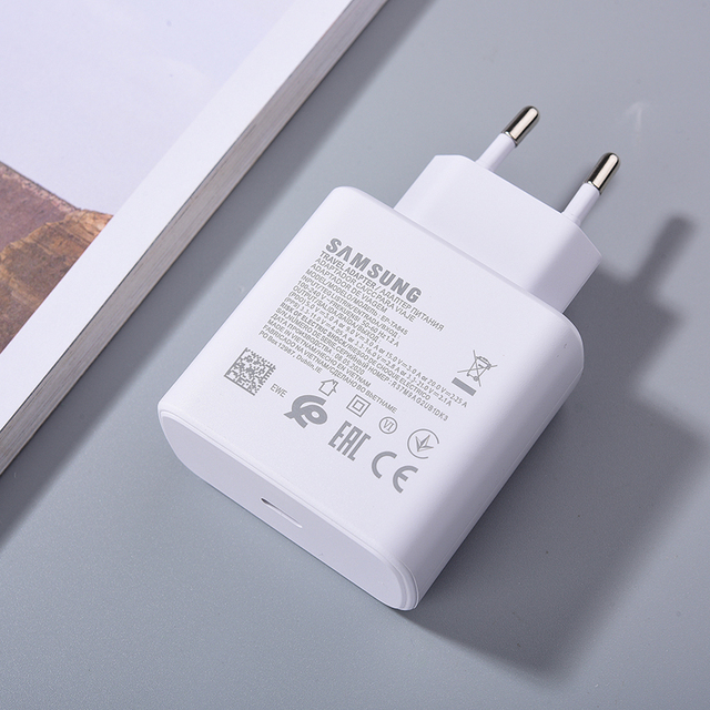 Original Samsung USB C Charger 45W Super Fast Charging Adapter 5A PD Cable For Galaxy S22 S21 S20 Ultra Note 20 10 Plus
