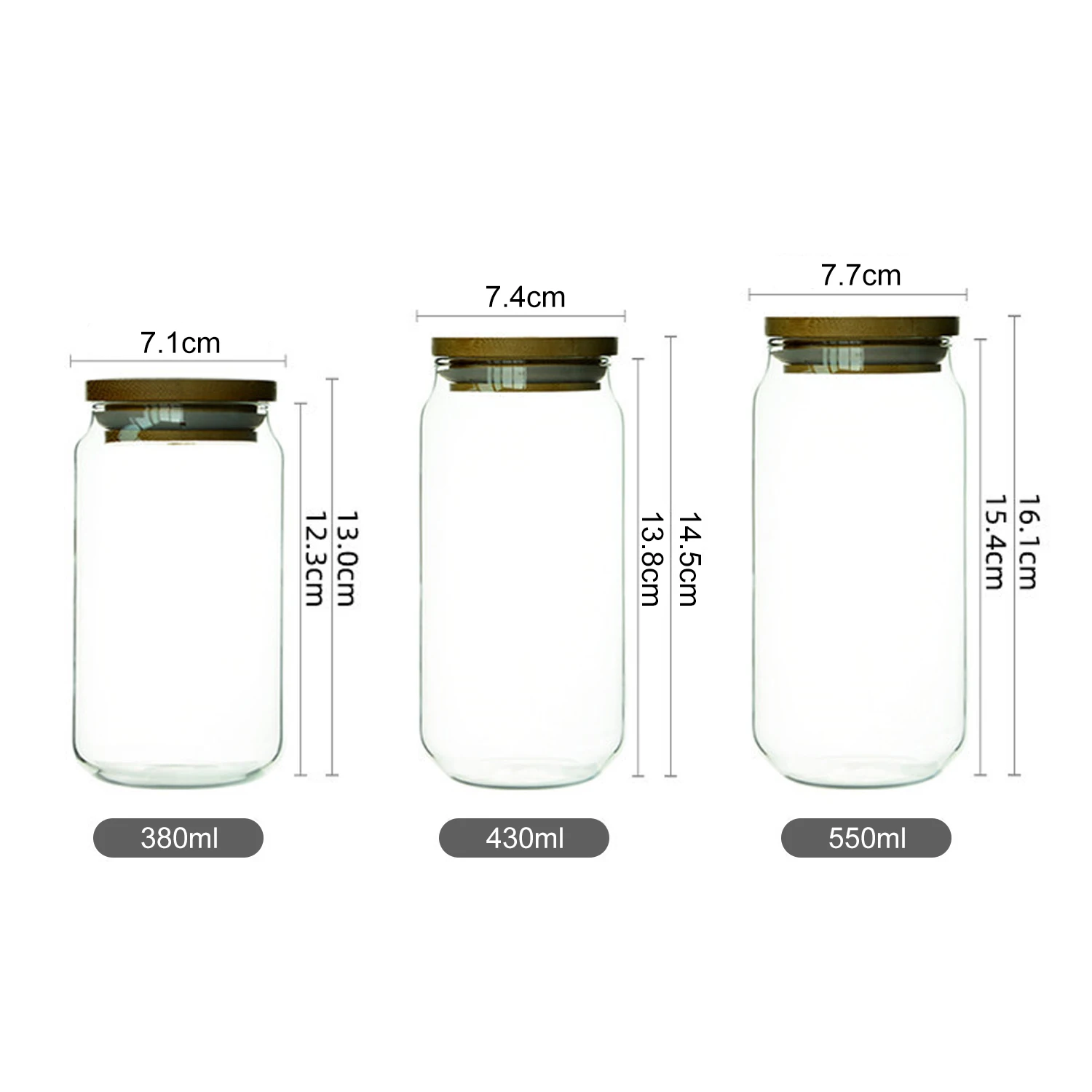 Beer Can Shape Glass 400ml 550ml 650ml Heat Resistant Clear Coffee Glasses  Tumbler Mug Cup With Bamboo Lid And Glass Straw 1 Pc - AliExpress