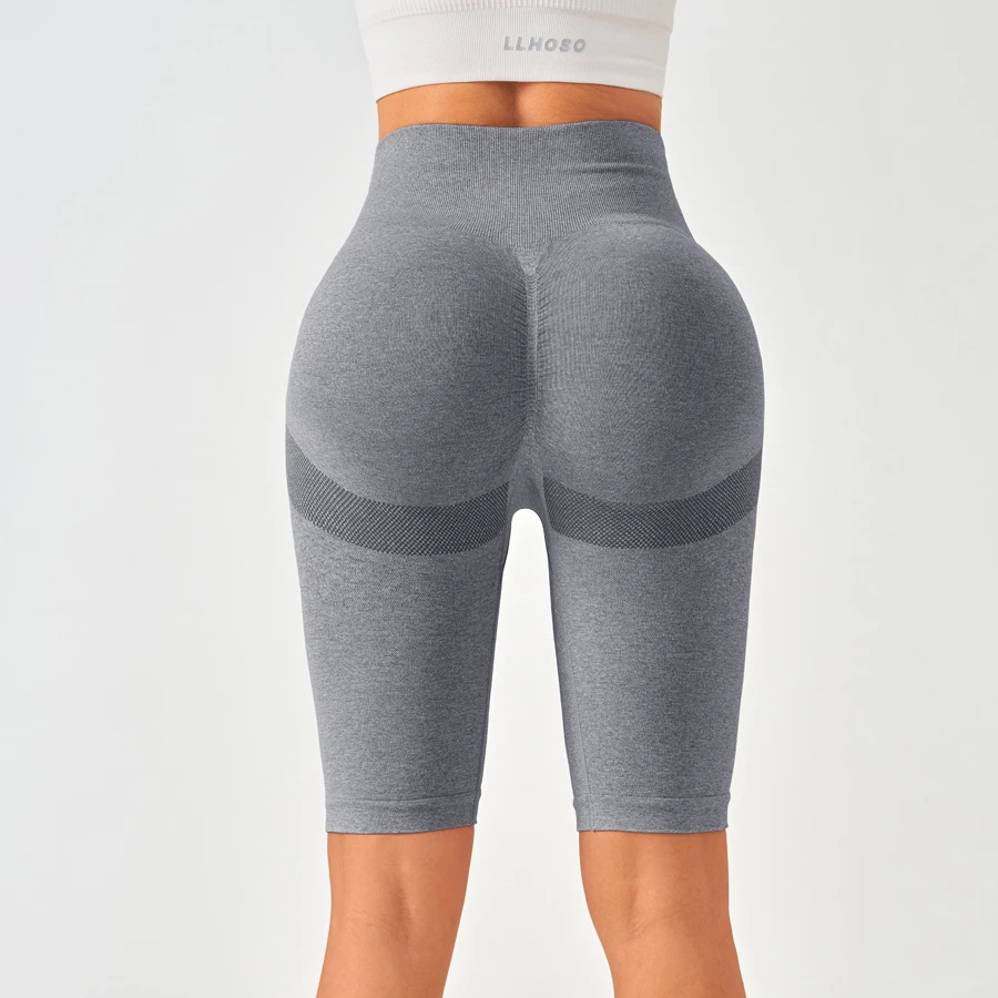 Women Sports Leggings Sportswear Woman Gym Legging Seamless Yoga Shorts w/Tummy Control Women's Shorts Fitness Female Clothing 4