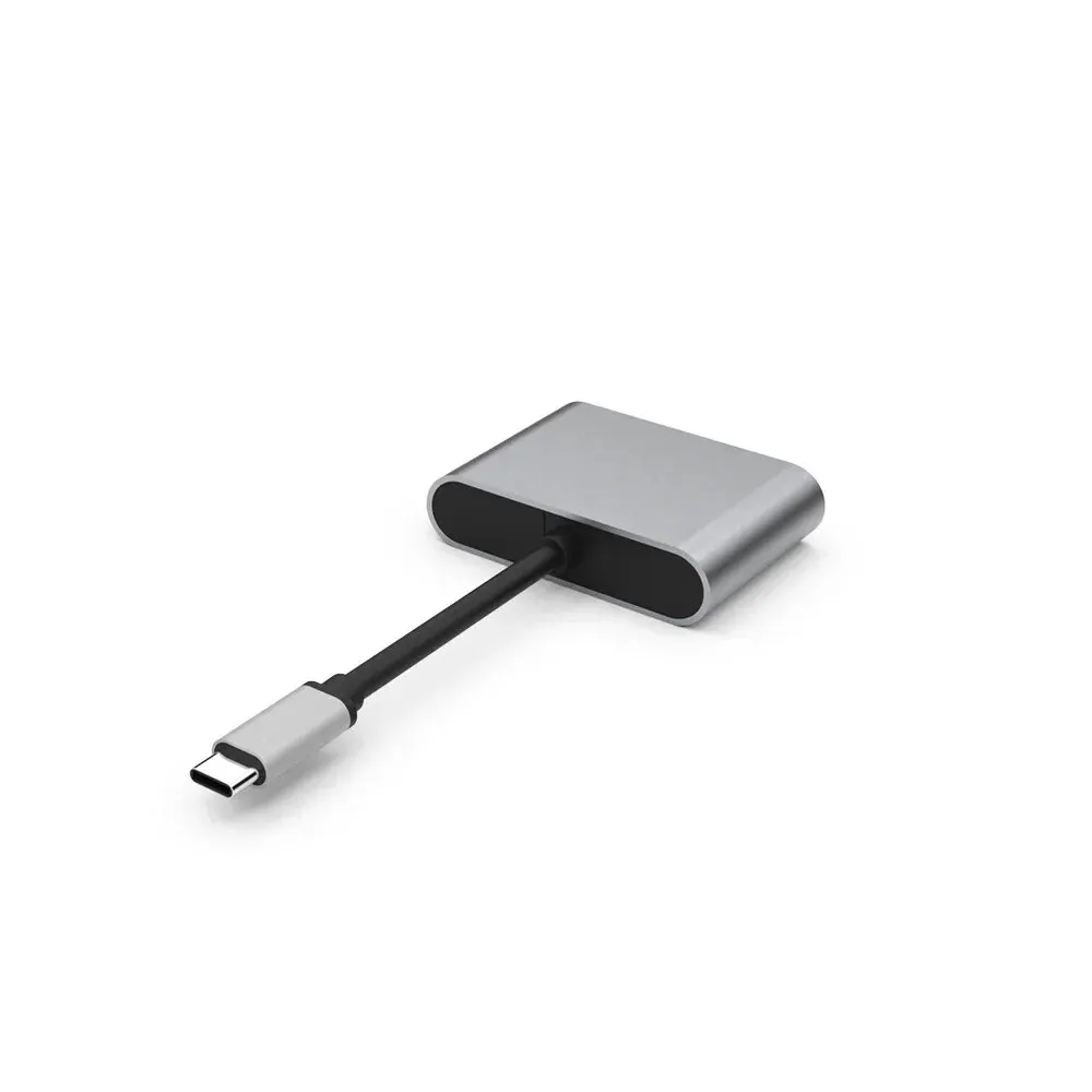 C타입 어댑터 케이블, 듀얼 HDMI Vga 커넥터, USB 3.0 허브, 투인원