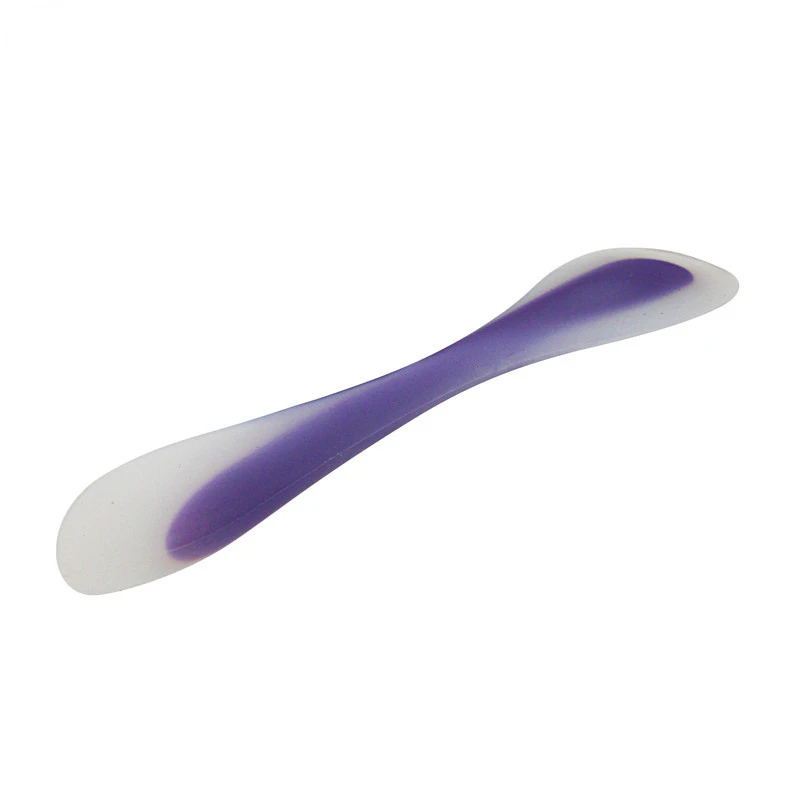 One Piece Double Side Multi-Function Silicone Spoon Spatula Silicon Jar Scraper Baking Spatulas