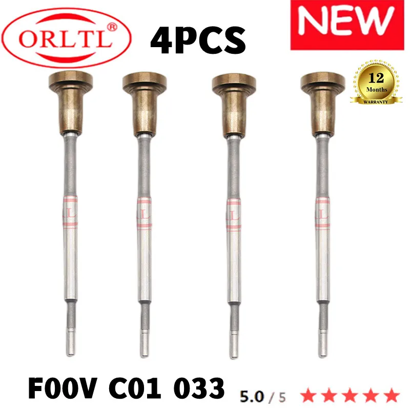 

ORLTL Oil Injector Valve F 00V C01 033 For HYUNDAI 338004A300 38004A350 0445110185 0445110283 FOOVC01033 4PCS