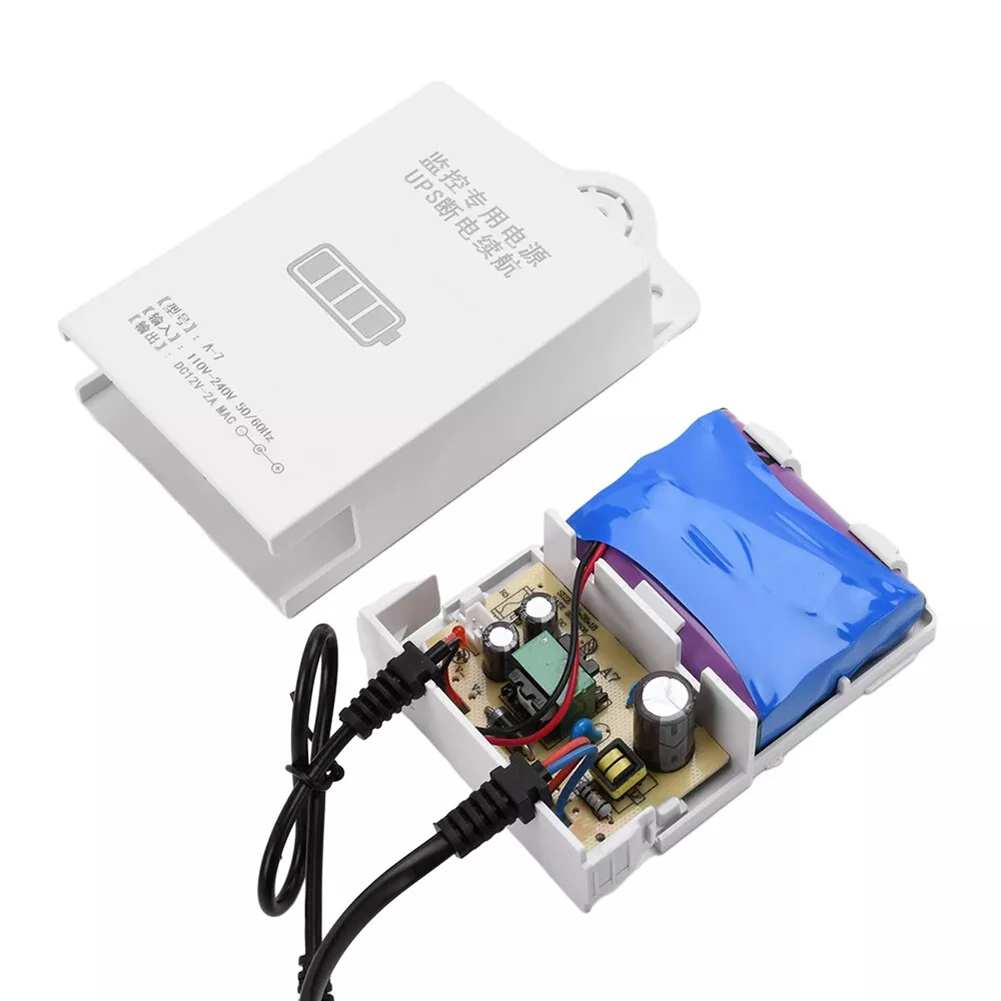 DC 12V-2A Uninterruptible Power Supply For WiFi Router Modem Security Camera Mini UPS Battery Backup US-plug EU-plug Optional