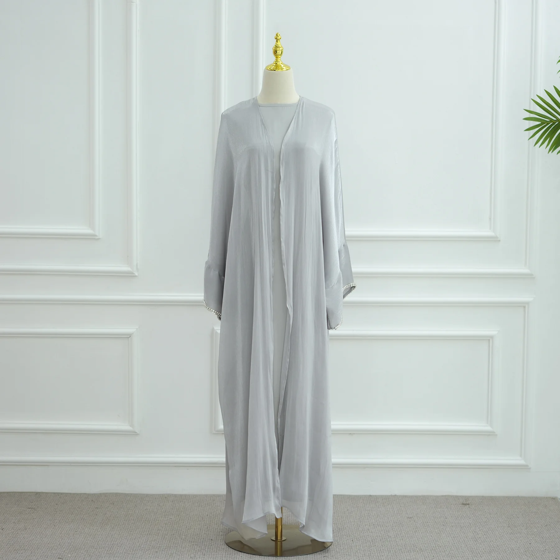 Gray Abaya