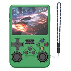 Soft Silicone Rubber Protective Case for Retro Handheld Game Console (Dark Green Case)