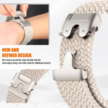 Parachute Braided Strap - 18mm 22mm Sport Bracelet with Color Band