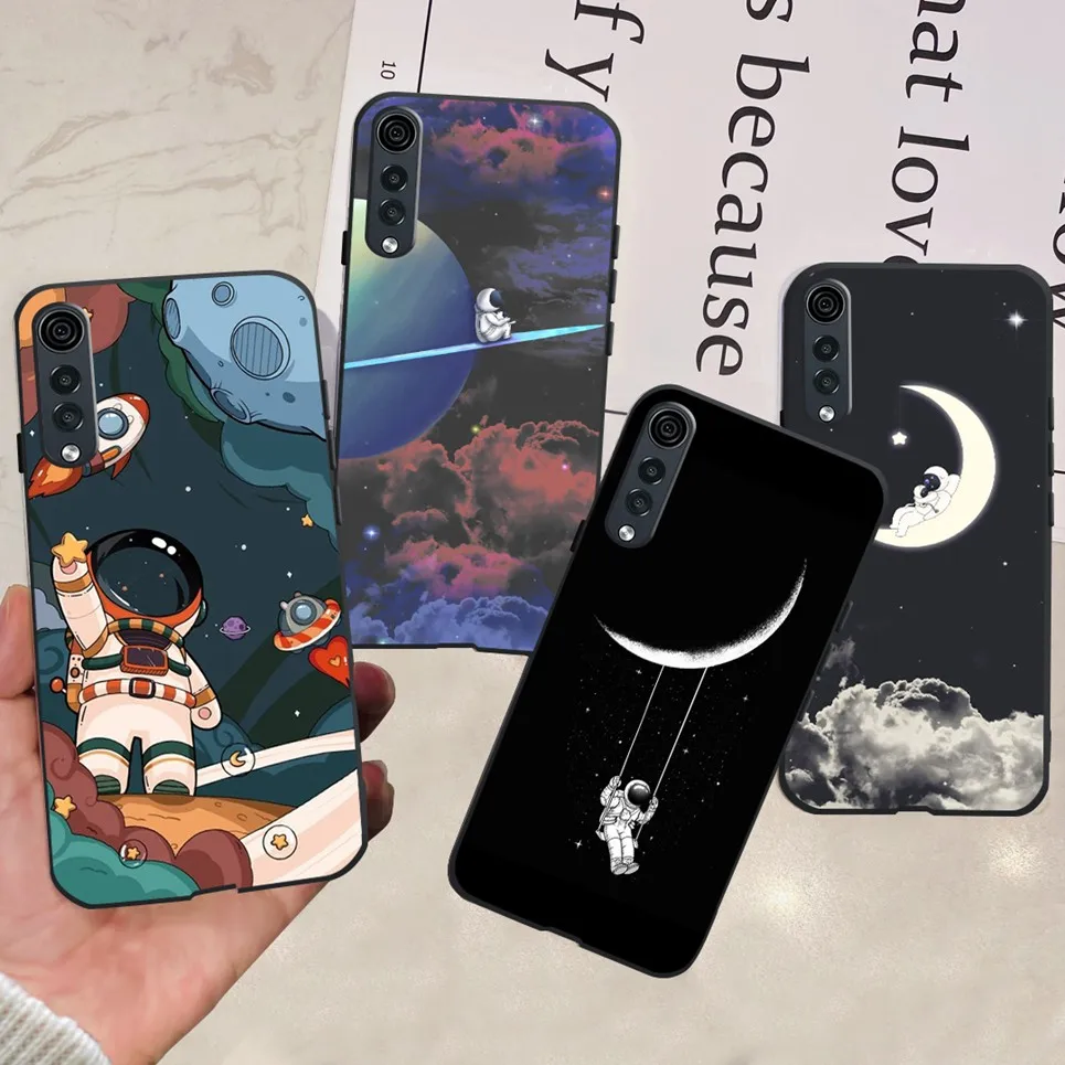 Per Lg Velvet Case Soft Silicone Cute Cat Astronaut Dinosaur Tpu Funda Coque Per Lg Velvet 5G Uw Protector Capa Per Lgvelvet 4G