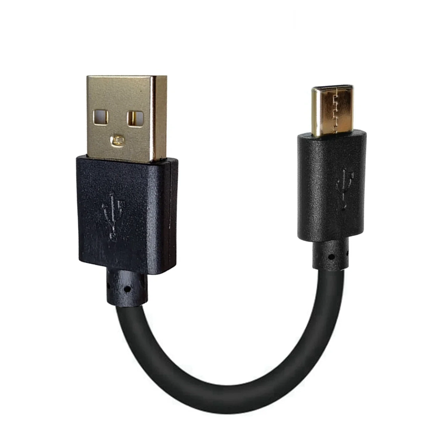 

Кабель с позолоченным разъемом USB 2,0 на Type-c папа 10 см, переходник с двойной прямой головкой папа, на USB 3,1 типа C, синхронизация данных
