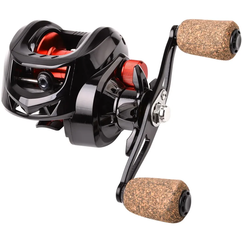 

Plus Baitcasting Reel Dual Brake System Reel 8KG Max Drag 11+1 BBs 7.2:1 High Speed Fishing Reel Casting Reels