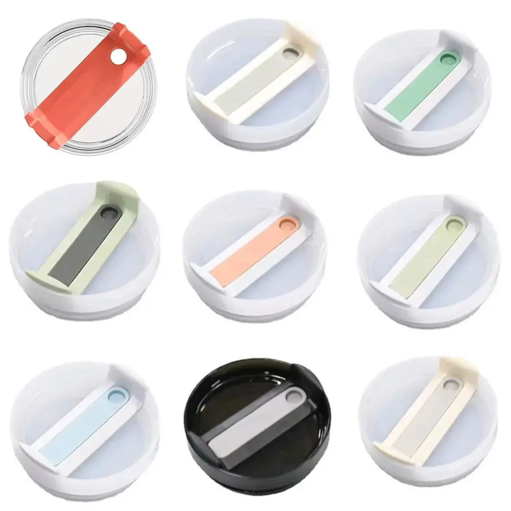 Cup cover 1PC 40Oz Sealing Splash Spill Proof Plain Plastic Replacement for Stanley Quencher H2.0 40oz Tumber