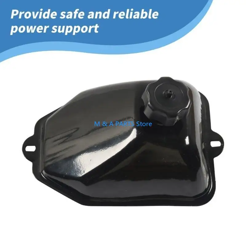 U1JF 고용량 금속 연료 탱크 컨테이너 50cc 125cc ATV 쿼드에 적합 야외 모터 스포츠 교체 액세서리